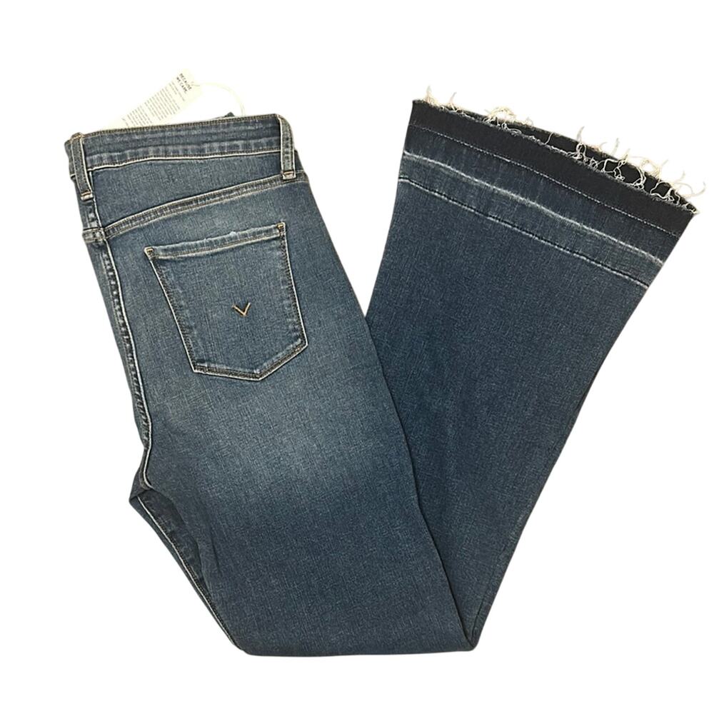 NWT Hudson Heidi Rocket Jeans Blue Flare Wide Leg, 31